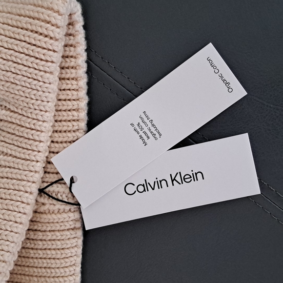 Calvin Klein Beige Beanie size OS - Picture 2 of 3